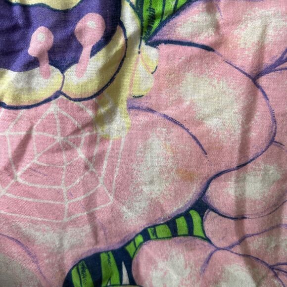 Vintage Hasbro Glo Friends 1983 Sleeping Bag Glo Worms Bugs 80s 52" x 26" - Picture 12 of 12